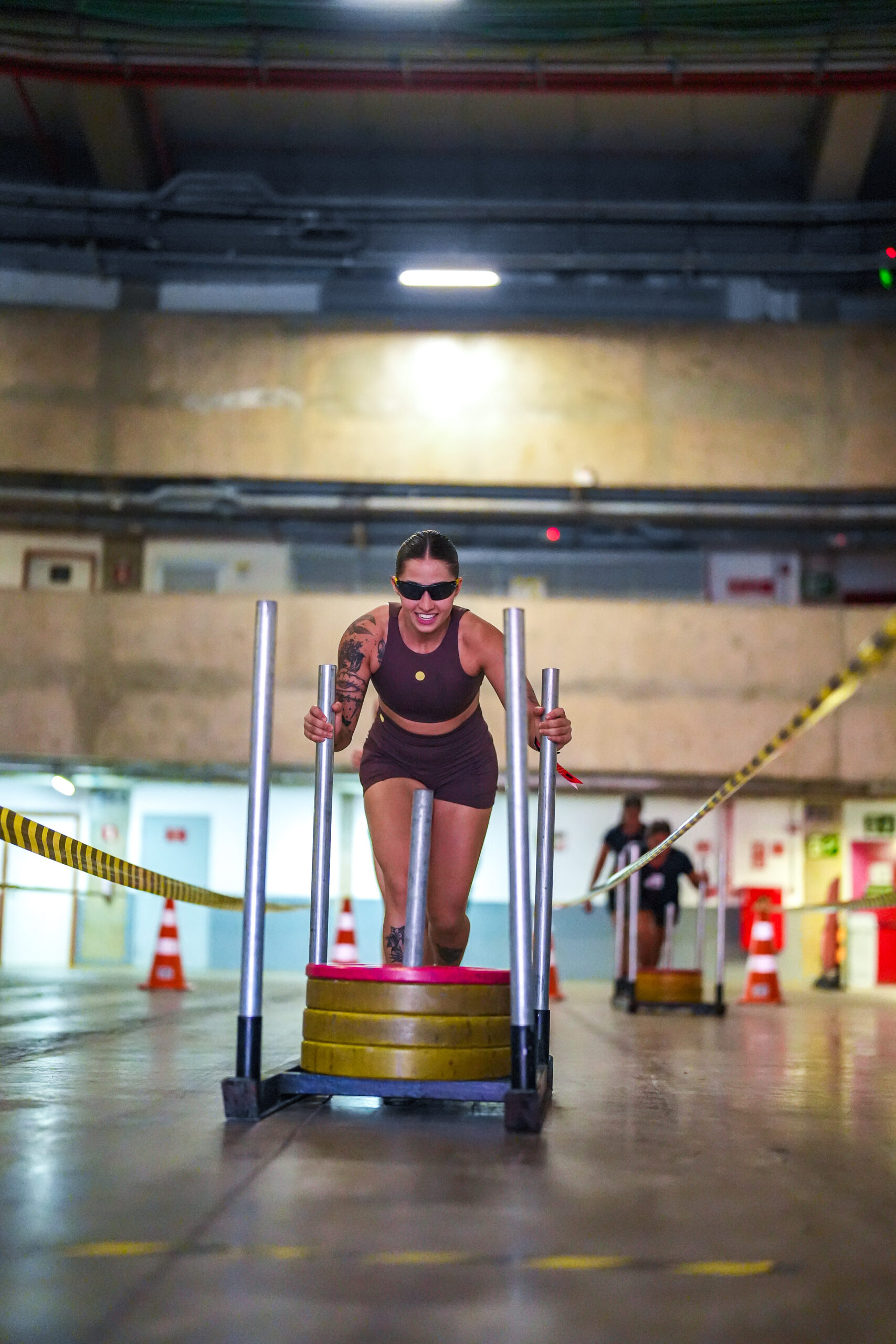 Letícia Mamede treinando