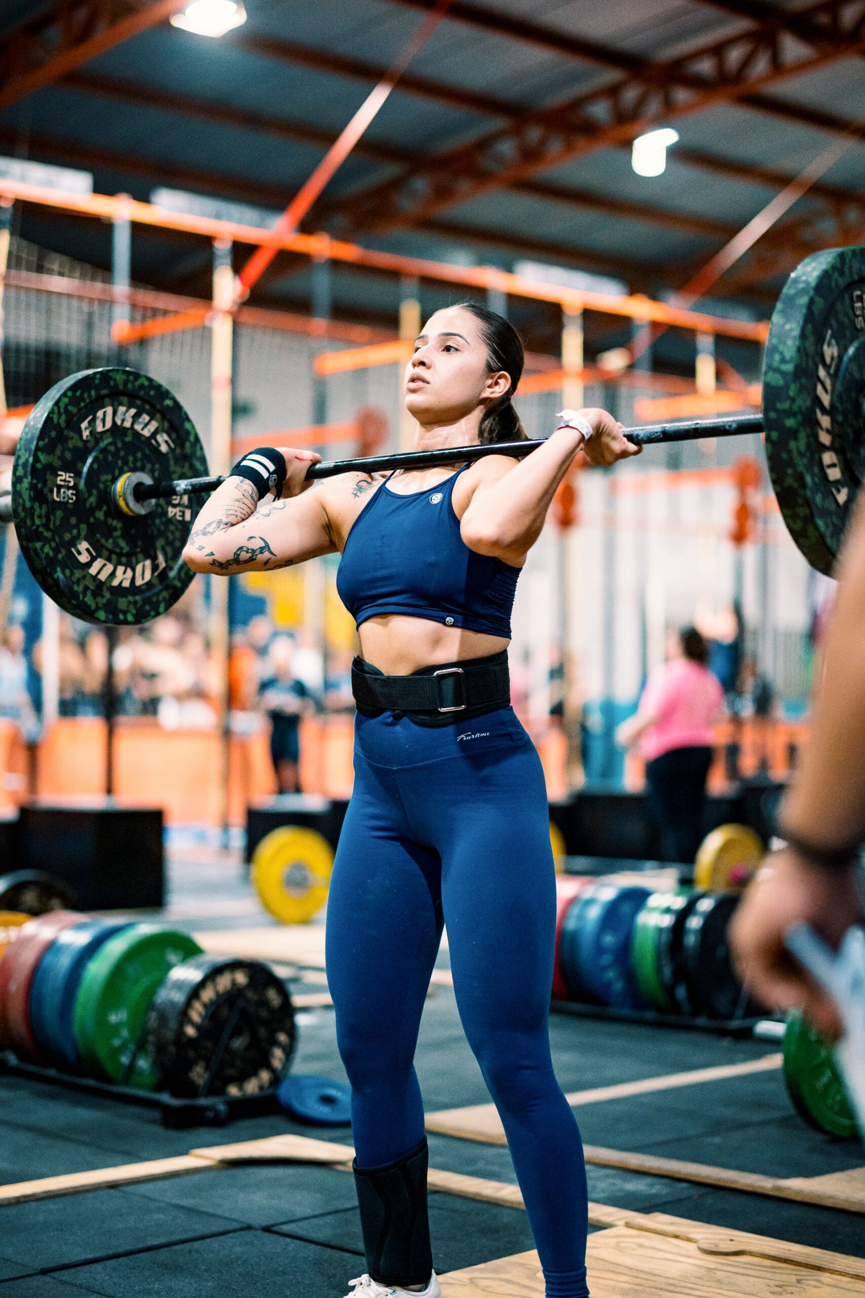 Letícia Mamede treinando
